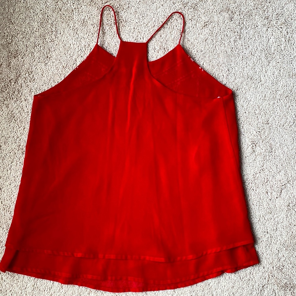 Red Halter Tank - Picture 3 of 3